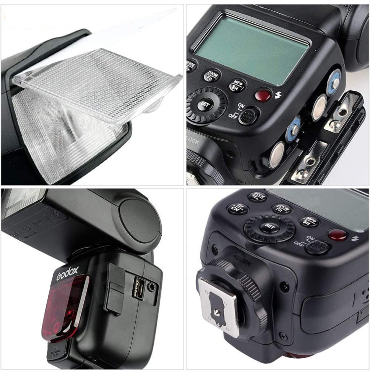 Godox TT600 2,4 GHz inalámbrico 1/300s-1/2000s HSS Flash Speedlite Cámara luz de relleno superior para cámaras Canon/Nikon DSLR, TT600