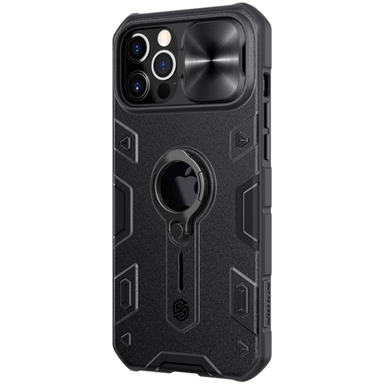 Estuche protector NILLKIN CamShield Armor a prueba de golpes con soporte de anillo invisible, For iPhone 12 / 12 Pro, For iPhone 12 Pro Max