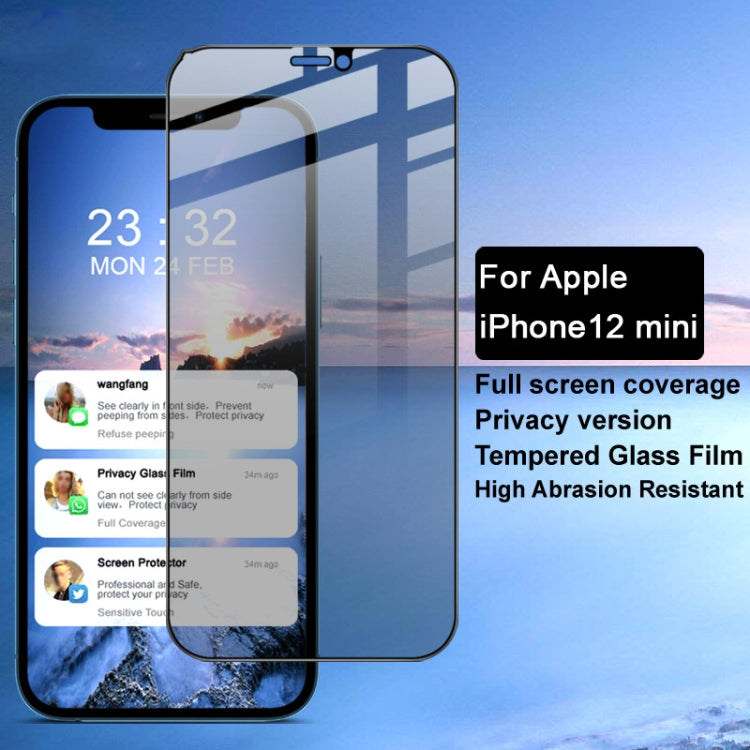 Película protectora de vidrio templado antiespía IMAK HD, For iPhone 12 mini, For iPhone 12 / 12 Pro, For iPhone 12 Pro Max