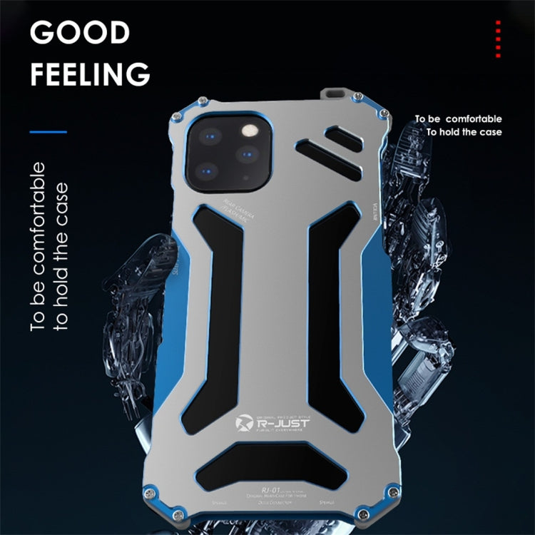 R-JUST Funda protectora de metal a prueba de golpes a prueba de polvo, For iPhone 11 Pro, For iPhone 11, For iPhone 11 Pro Max, For Galaxy Note 10, For Galaxy Note 10 Plus