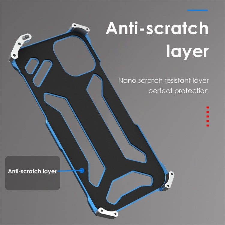 R-JUST Funda protectora de metal a prueba de golpes a prueba de polvo, For iPhone 11 Pro, For iPhone 11, For iPhone 11 Pro Max, For Galaxy Note 10, For Galaxy Note 10 Plus
