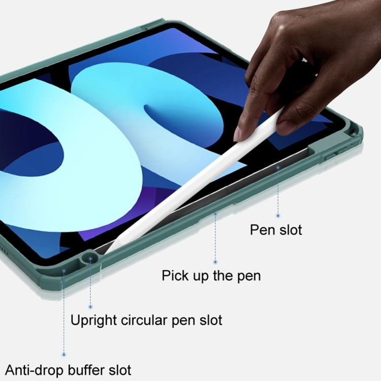 Mutural Pinyue Series PC + TPU Funda de cuero con tapa horizontal con soporte y ranura para bolígrafo y función de reposo / activación para iPad Air (2020) 10.9, For iPad Air 2022 / 2020 10.9