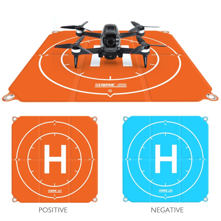 Dron portátil STARTRC 1109143 de 50cm, plataforma de aterrizaje de plataforma de estacionamiento cuadrada plegable Universal para DJI FPV/mini 2/Air 2, 50cm