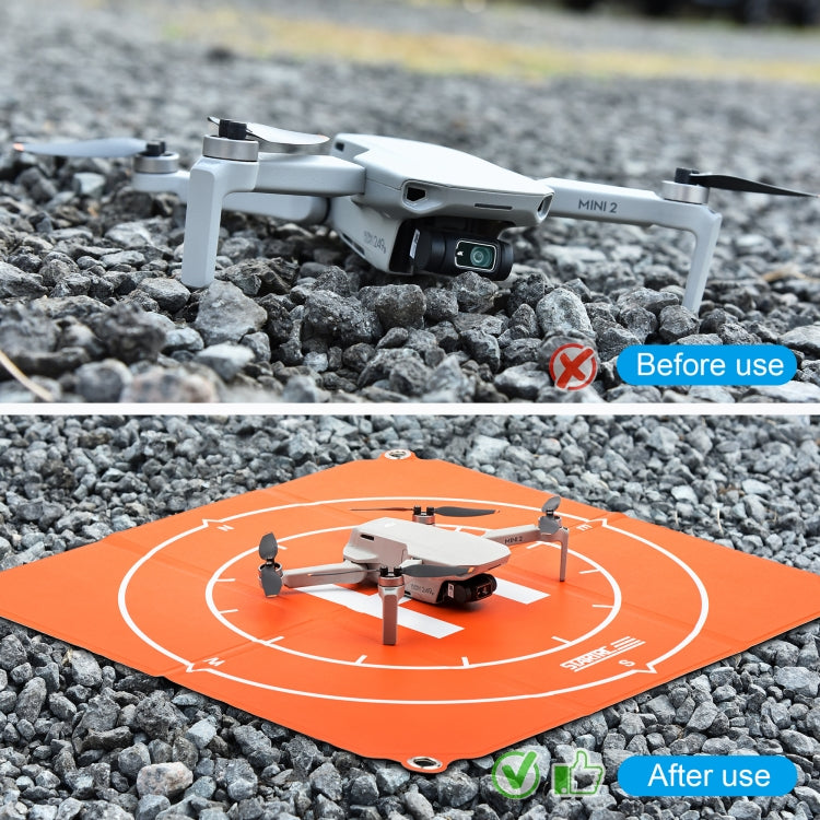 Dron portátil STARTRC 1109143 de 50cm, plataforma de aterrizaje de plataforma de estacionamiento cuadrada plegable Universal para DJI FPV/mini 2/Air 2, 50cm