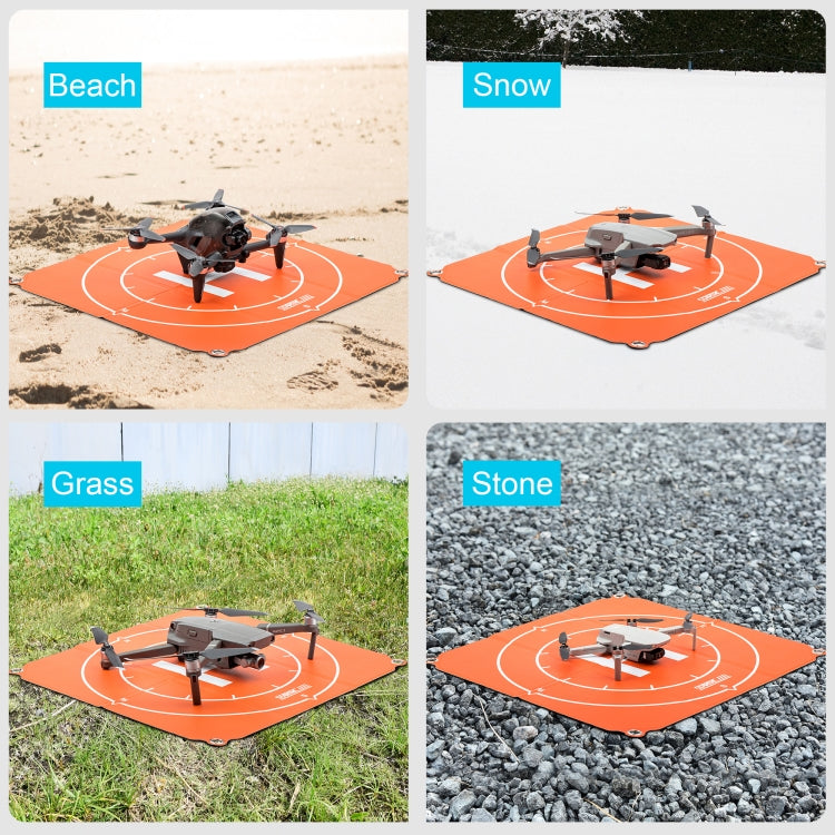 Dron portátil STARTRC 1109143 de 50cm, plataforma de aterrizaje de plataforma de estacionamiento cuadrada plegable Universal para DJI FPV/mini 2/Air 2, 50cm