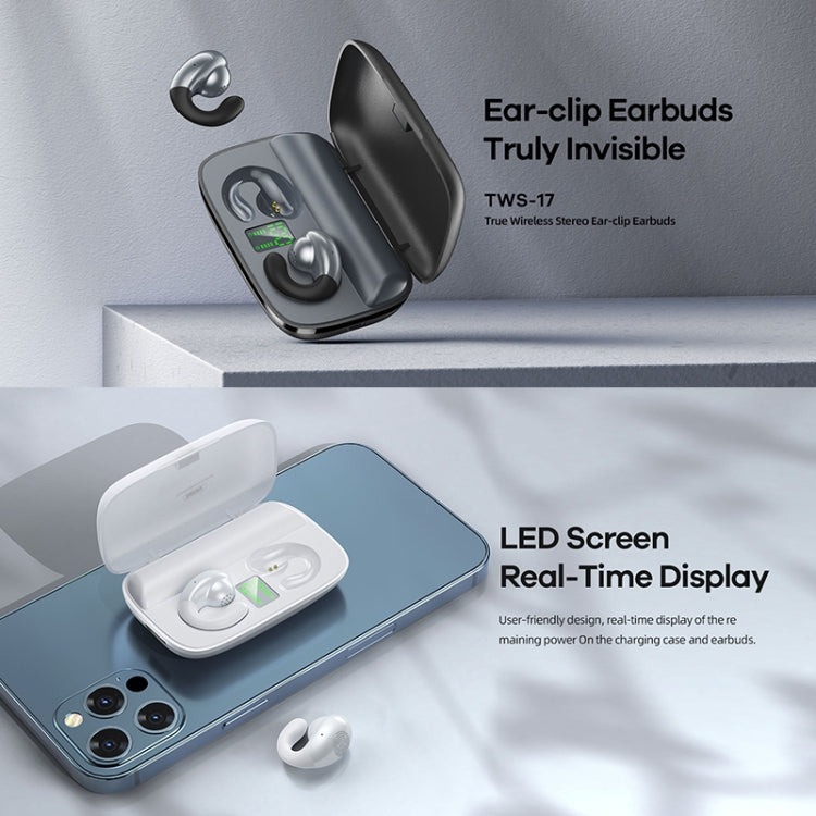 Remax Proda TWS-17 Bluetooth 5.0 Ear Clip Style True Wireless Stereo Bluetooth Auricular
