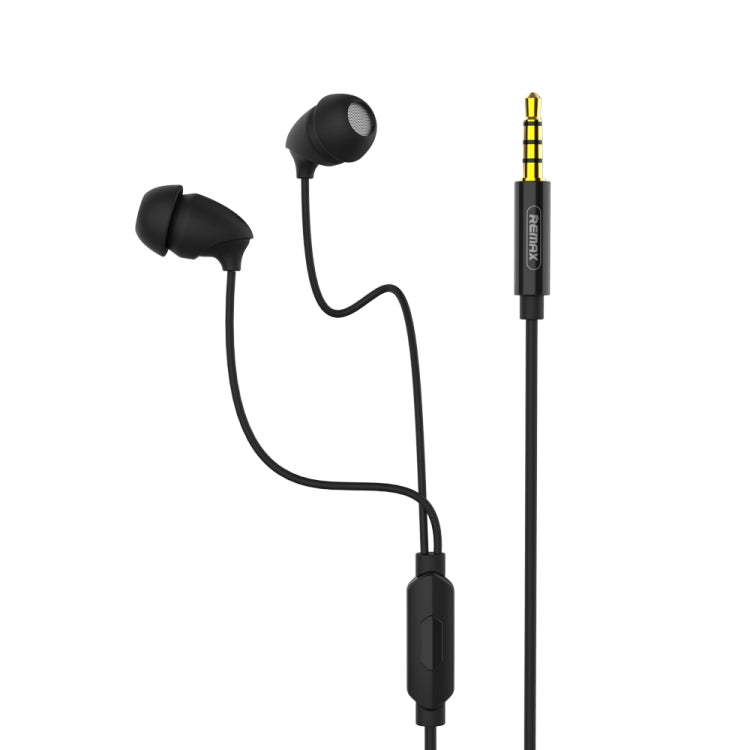 REMAX RM-588 Auriculares intrauditivos estéreo para dormir con control por cable y MIC y soporte manos libres