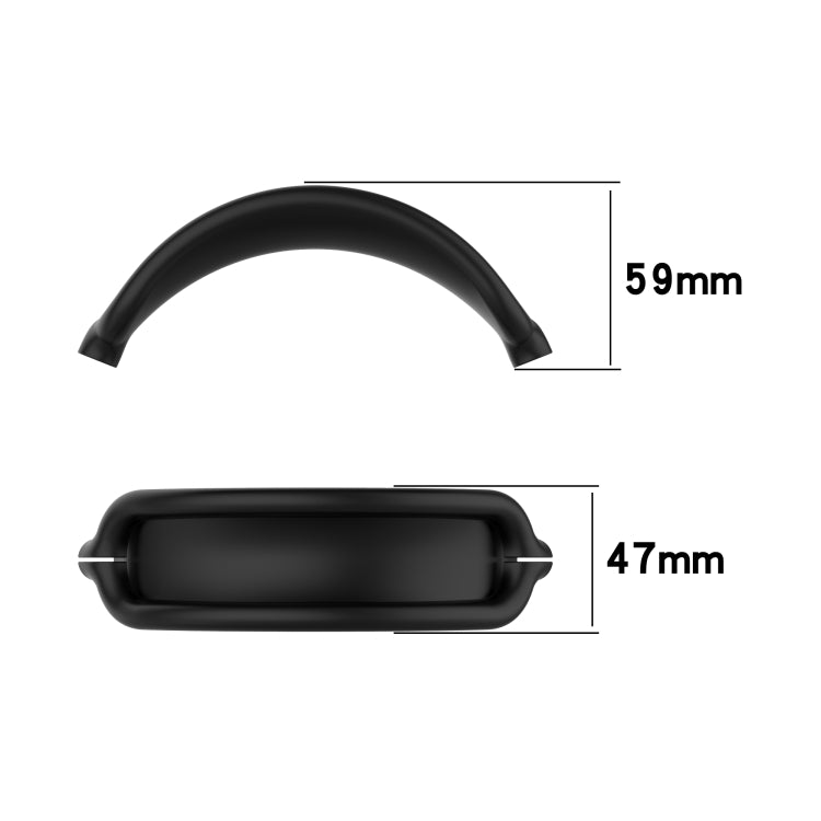 Funda protectora de silicona con capucha para auriculares para AirPods Max