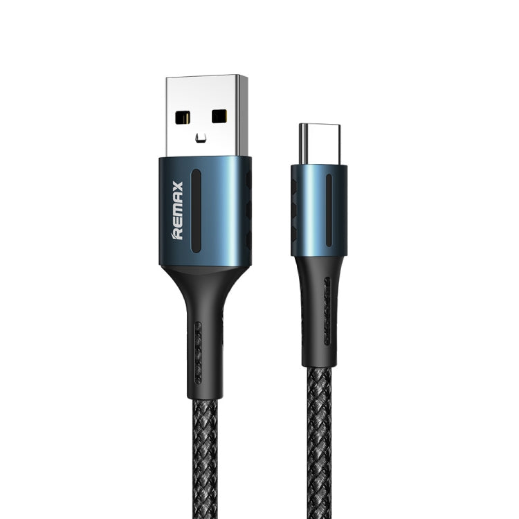 Cable de datos de carga de la serie Remax 2.4A Barrett, longitud: 1 m, Type-C, 8 Pin