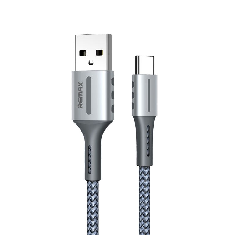 Cable de datos de carga de la serie Remax 2.4A Barrett, longitud: 1 m, Type-C, 8 Pin