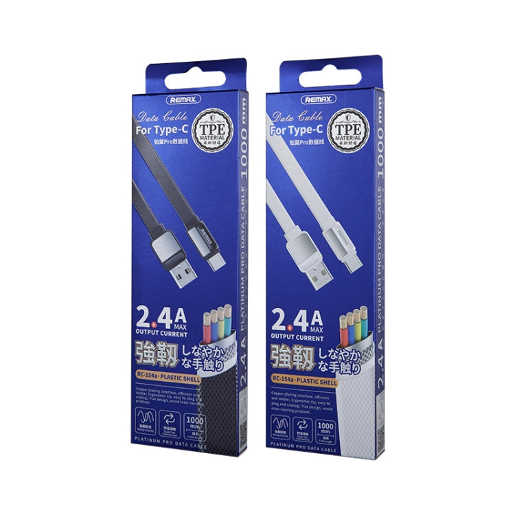 Cable de datos de carga Remax 2.4A Platinum Pro, longitud: 1 m, Type-C, 8 Pin, Micro USB