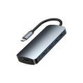 Remax RU-U5 5 en 1 Multifunción Tipo-C / USB-C HUB Estación de acoplamiento, 5 In1
