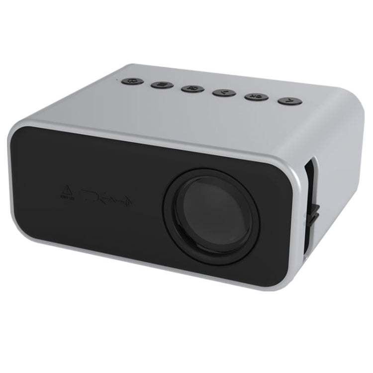 T500 1920x1080P 80 lúmenes Proyector portátil de cine en casa LED HD Digital, Without Remote Control & Adaptor, With Remote Control & Adaptor