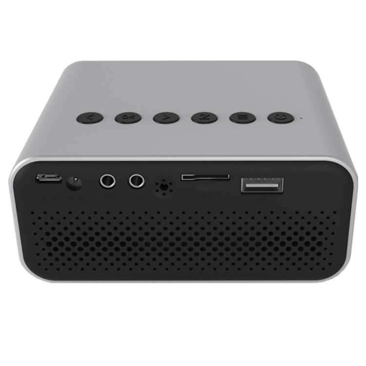 T500 1920x1080P 80 lúmenes Proyector portátil de cine en casa LED HD Digital, Without Remote Control & Adaptor, With Remote Control & Adaptor