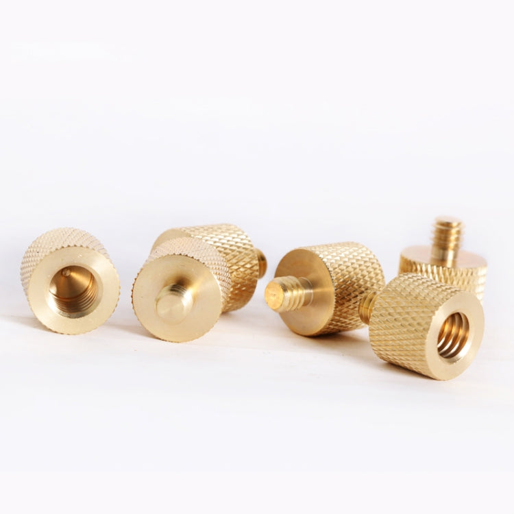 BEXIN LS082 2 tornillos de conversión de rosca hembra de 3/8 de pulgada a macho de 1/4 de pulgada, LS082
