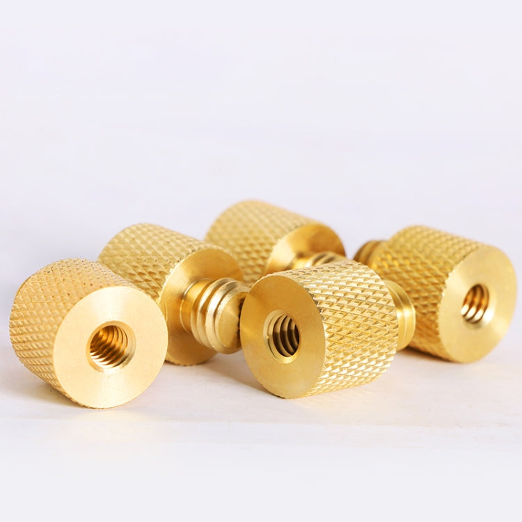 BEXIN LS083 2 tornillos de conversión de rosca hembra de 1/4 de pulgada a macho de 3/8 de pulgada, LS083