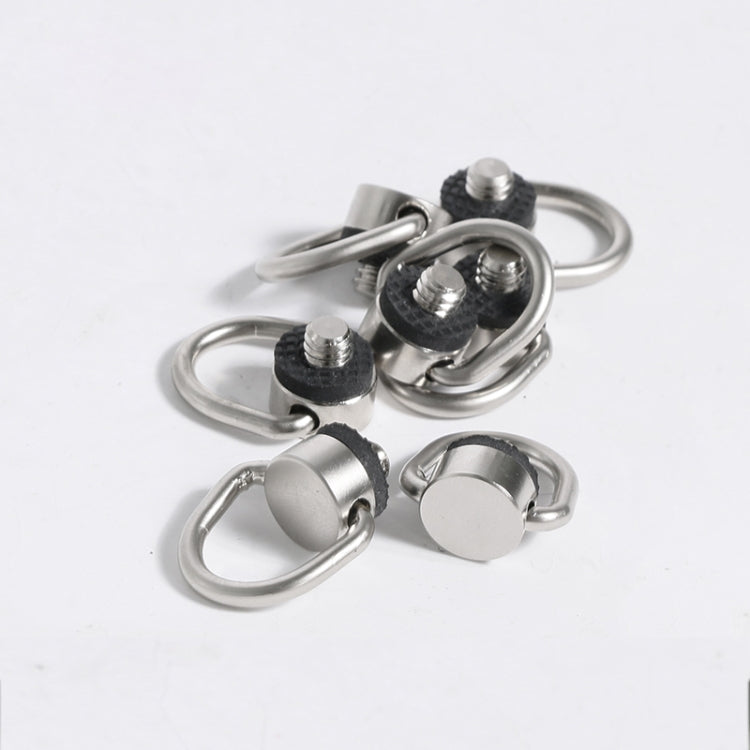 BEXIN LS096 2 PCS Anillo C Tornillos de cámara Montaje Adaptador de tornillo de placa de liberación rápida de 1/4 pulgadas, LS096