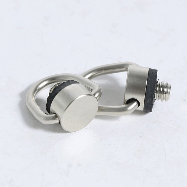 BEXIN LS096 2 PCS Anillo C Tornillos de cámara Montaje Adaptador de tornillo de placa de liberación rápida de 1/4 pulgadas, LS096