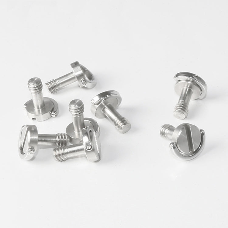 EXIN LS095 2 PCS Tornillos de anillo D Montaje de placa de cámara Tornillos de liberación rápida de 1/4 de pulgada, LS095