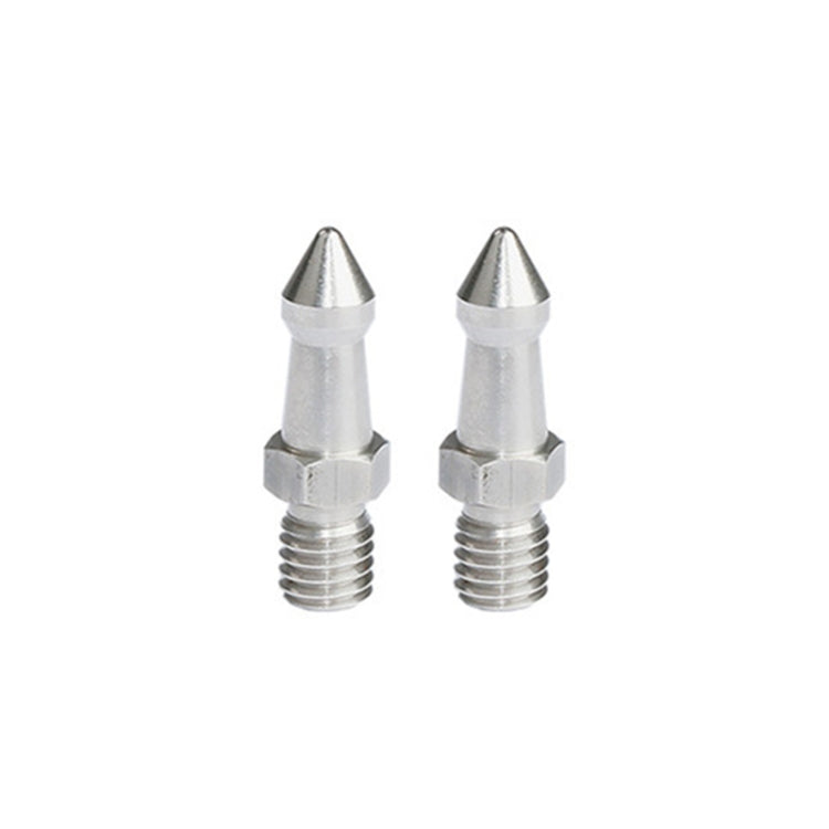 BEXIN LS006 2 uds tornillos de pie de acero inoxidable M8 pulgadas para trípode SLR, LS006