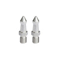 BEXIN LS006 2 uds tornillos de pie de acero inoxidable M8 pulgadas para trípode SLR, LS006