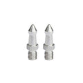 BEXIN LS036 2 uds tornillos de pie de acero inoxidable de 3/8 pulgadas para trípode SLR, LS036