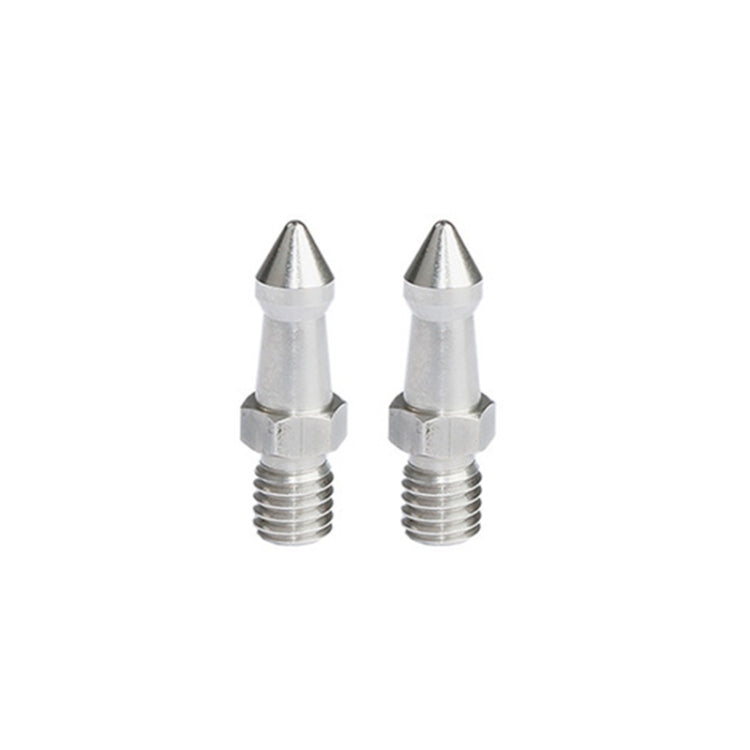 BEXIN LS036 2 uds tornillos de pie de acero inoxidable de 3/8 pulgadas para trípode SLR, LS036