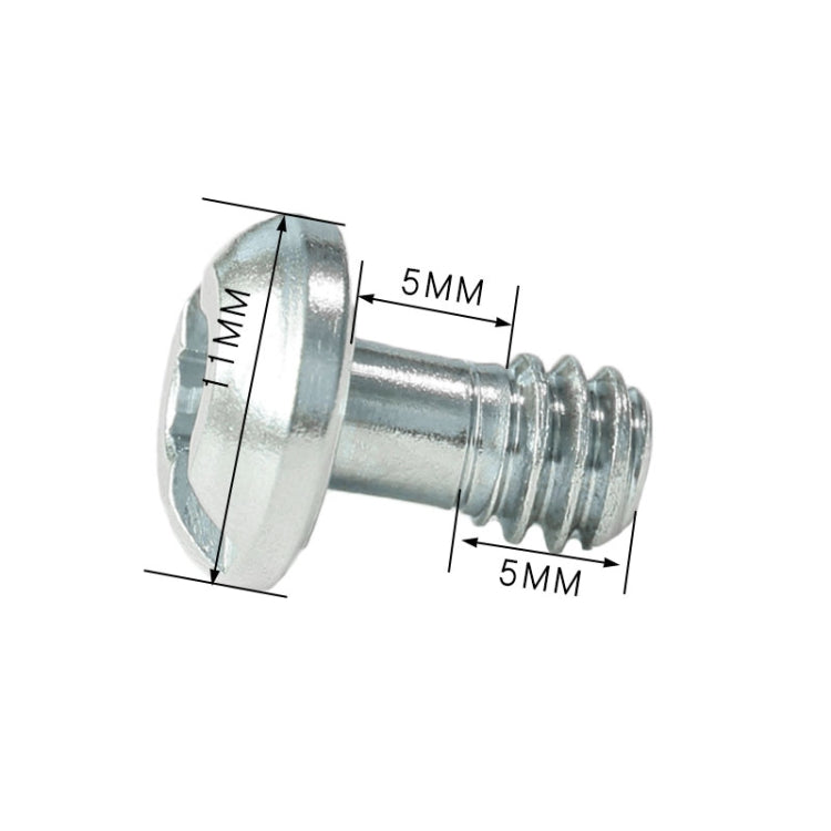 BEXIN LS085 2 uds Placa de liberación rápida tornillos de montaje adaptador de 1/4 pulgadas -20 pulgadas, LS085