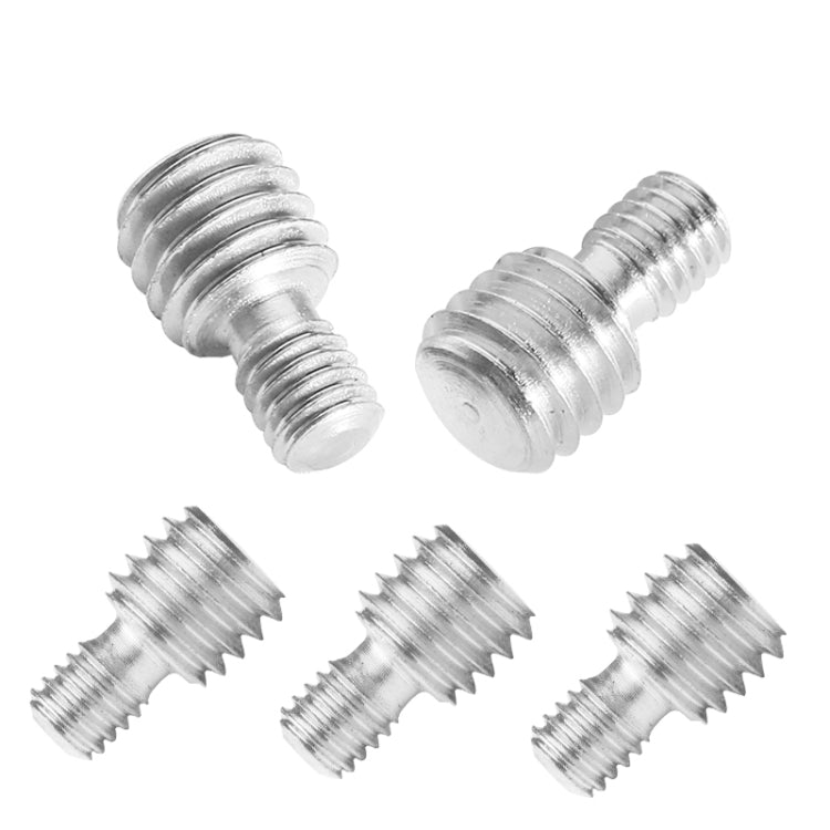BEXIN LS037 2 PCS M6 a 3/8 pulgadas Tornillos de conversión Adaptador Tornillos de cámara, LS037