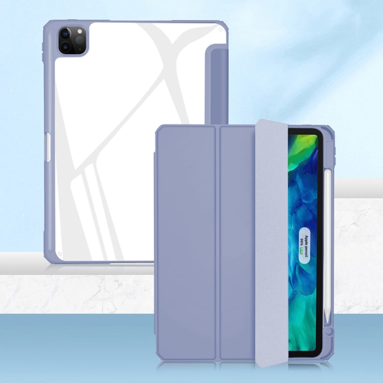 Mutural Pinyue Series PC + TPU Estuche de cuero con tapa horizontal con soporte y ranura para bolígrafo y función de suspensión / activación, For iPad Pro 11 (2021) / (2020), For iPad Pro 12.9 2022 / 2021 / 2020, For iPad Pro 11 (2021)                 ...