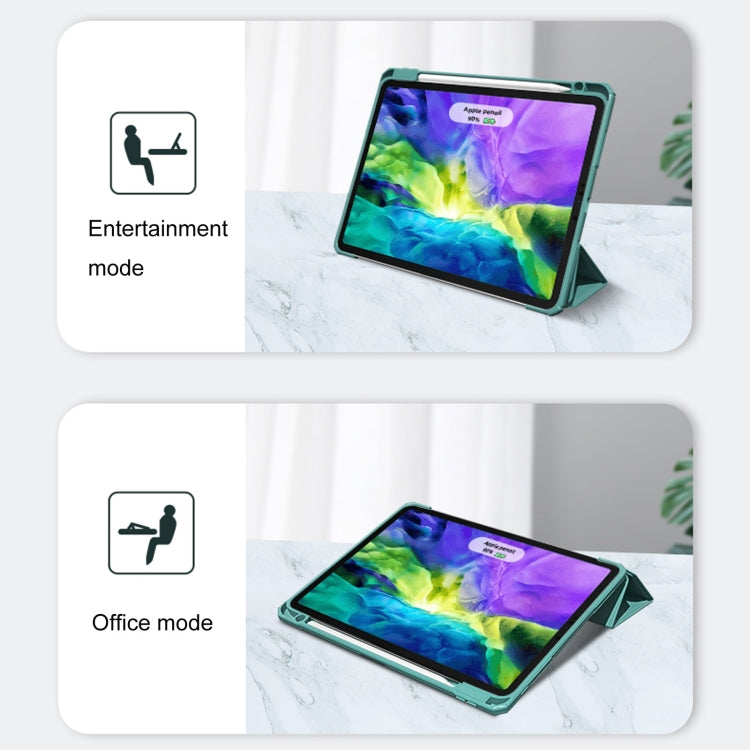 Mutural Pinyue Series PC + TPU Estuche de cuero con tapa horizontal con soporte y ranura para bolígrafo y función de suspensión / activación, For iPad Pro 11 (2021) / (2020), For iPad Pro 12.9 2022 / 2021 / 2020, For iPad Pro 11 (2021)                 ...