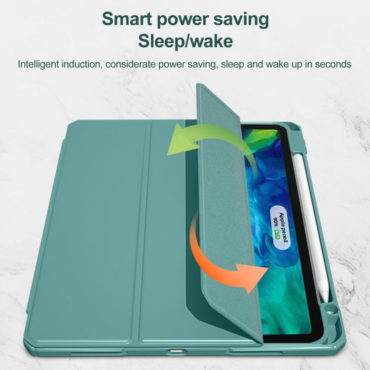 Mutural Pinyue Series PC + TPU Estuche de cuero con tapa horizontal con soporte y ranura para bolígrafo y función de suspensión / activación, For iPad Pro 11 (2021) / (2020), For iPad Pro 12.9 2022 / 2021 / 2020, For iPad Pro 11 (2021)                 ...