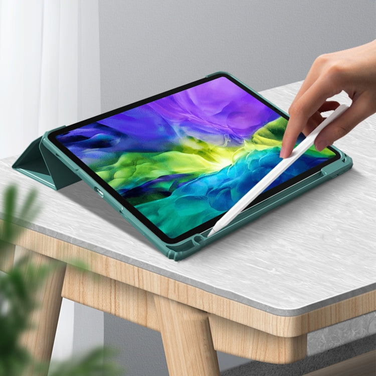 Mutural Pinyue Series PC + TPU Estuche de cuero con tapa horizontal con soporte y ranura para bolígrafo y función de suspensión / activación, For iPad Pro 11 (2021) / (2020), For iPad Pro 12.9 2022 / 2021 / 2020, For iPad Pro 11 (2021)                 ...