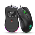 HXSJ A883 7 teclas 6400DPI RGB Light Mechanical Gaming Ratón con cable