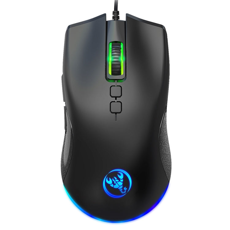 HXSJ A883 7 teclas 6400DPI RGB Light Mechanical Gaming Ratón con cable