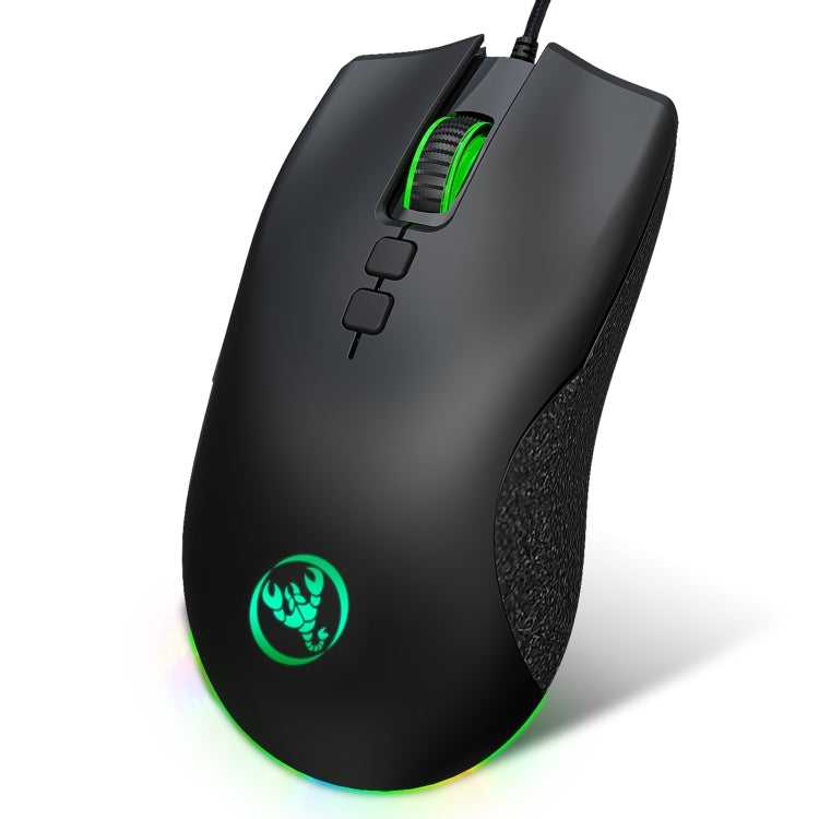 HXSJ A883 7 teclas 6400DPI RGB Light Mechanical Gaming Ratón con cable