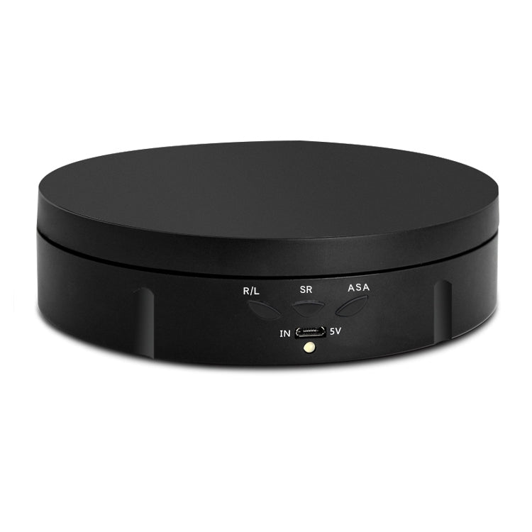 Tocadiscos giratorio eléctrico USB de 14,6 cm, soporte de exhibición, accesorios de grabación de vídeo, plato giratorio para fotografía, carga: 10kg, 14.6cm, 14.6cm(Black Mirror), 14.6cm (White Mirror)