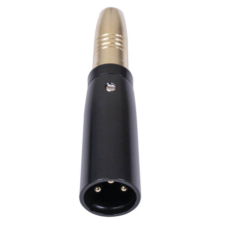 2 uds LZ1164G dorado 6,35mm hembra a XRL macho Adaptador de Audio micrófono conector de altavoz estéreo, LZ1164G