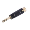 LZ1165G 6,35 mm estéreo macho a XRL hembra adaptador de audio micrófono conector de altavoz estéreo, LZ1165G