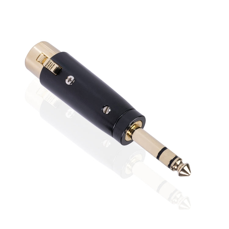 LZ1165G 6,35 mm estéreo macho a XRL hembra adaptador de audio micrófono conector de altavoz estéreo, LZ1165G