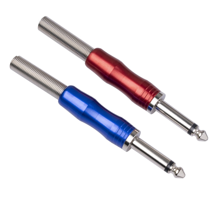 BLS01 Conector de cable de audio de guitarra mono de 6,35 mm para soldadura DIY