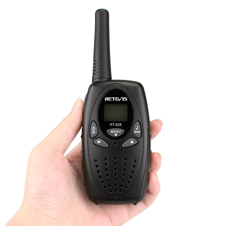 1 par RETEVIS RT628 0.5W Frecuencia de la UE 446MHz 8CHS Walkie Talkie de mano para niños, RT628(Black), RT628(White), RT628(Red)
