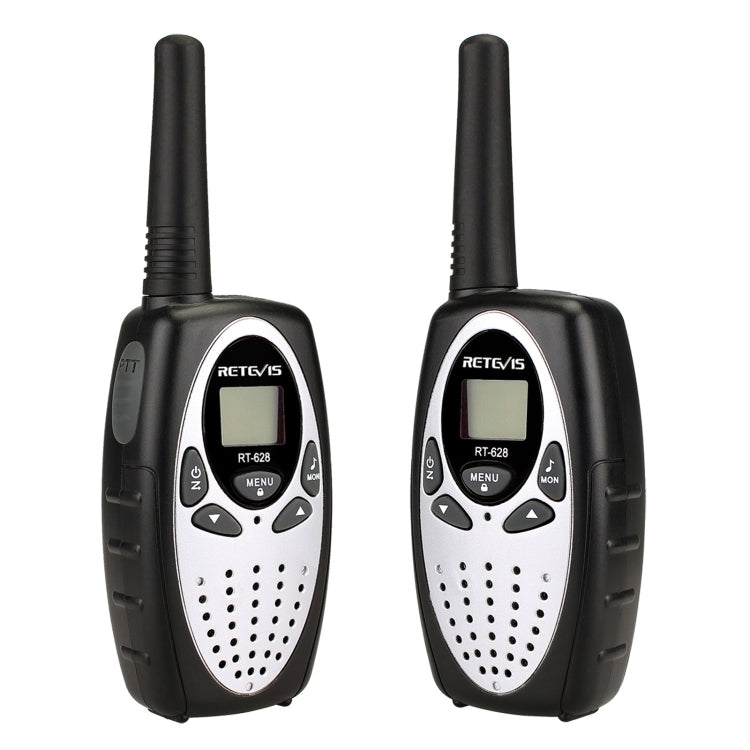 1 par RETEVIS RT628 0.5W Frecuencia de la UE 446MHz 8CHS Walkie Talkie de mano para niños, RT628(Black), RT628(White), RT628(Red)