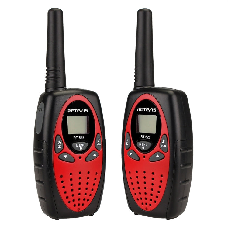 1 par RETEVIS RT628 0.5W Frecuencia de la UE 446MHz 8CHS Walkie Talkie de mano para niños, RT628(Black), RT628(White), RT628(Red)