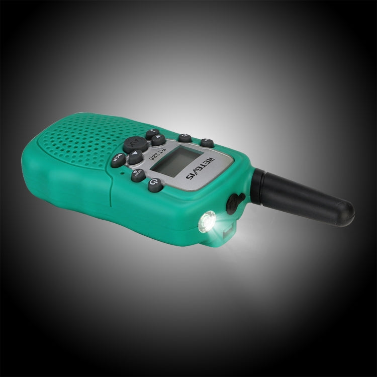 1 par RETEVIS RT388 0.5W Frecuencia de la UE 446MHz 8CHS Walkie Talkie de mano para niños, RT388(Black), RT388(Pink), RT388(Blue), RT388(Purple), RT388(Yellow)