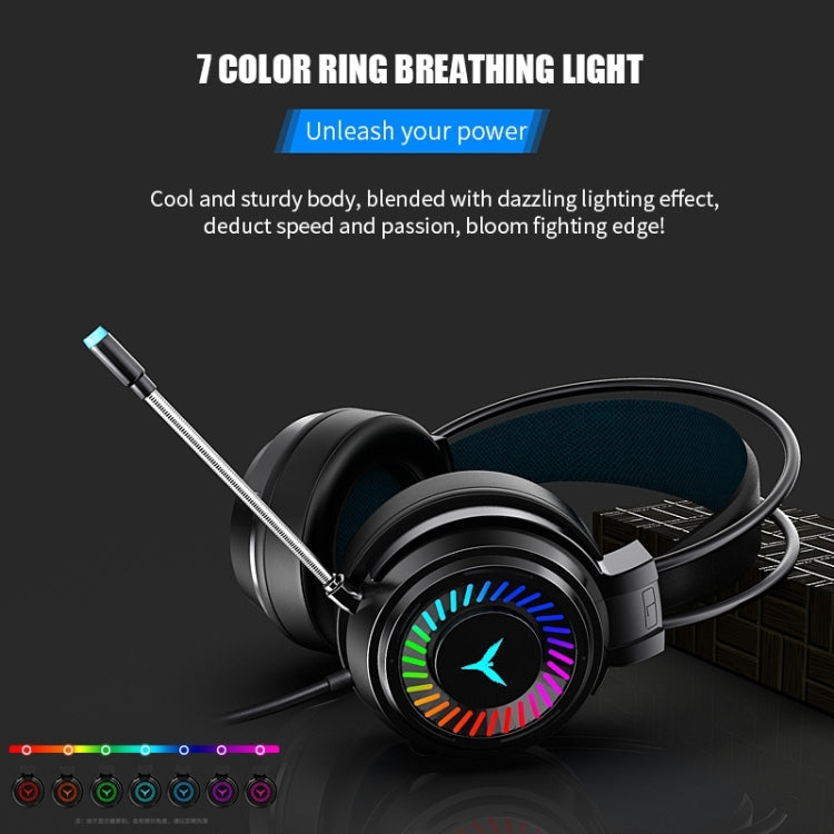 2 PCS G58 Auriculares con cable para juegos montados en la cabeza con micrófono, longitud del cable: aproximadamente 2 m, Black Single Plug Version, Black 7.1 Single USB Version, Pink Colorful 3.5mm Version, White Colorful 3.5mm Version                ...