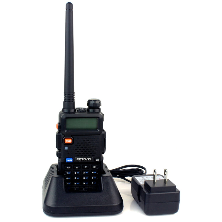RETEVIS RT-5R 400-520MHz + 136-174MHz 128CHS Walkie Talkie de mano de dos segmentos,, USB, EU Plug, UK Plug