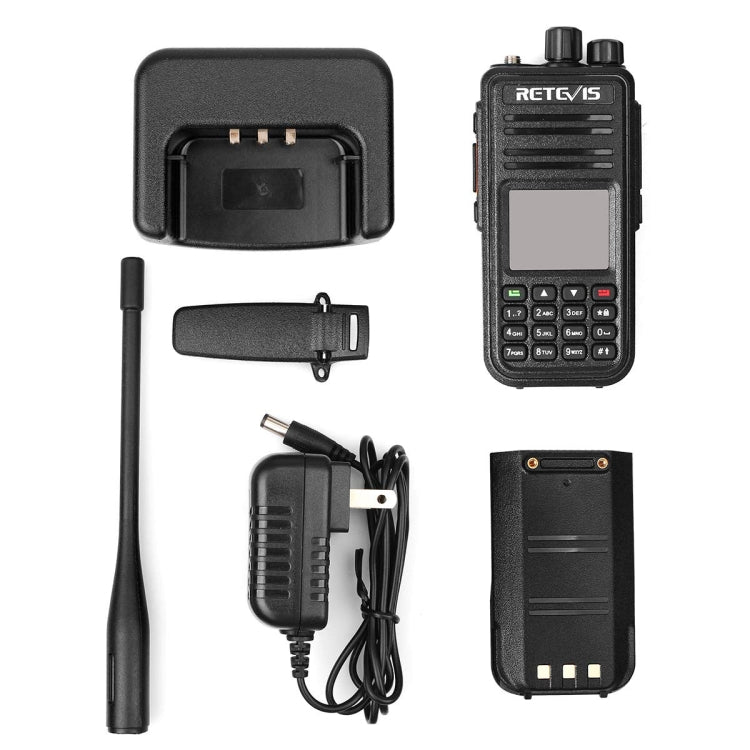 RETEVIS RT3S 136-174MHz + 400-480MHz 3000CH Walkie Talkie de radio bidireccional digital DMR portátil, RT3S