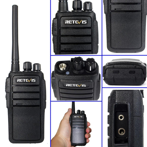 1 par RETEVIS RT21 2.5W Frecuencia de EE. UU. 400-480MHz 16CH Walkie Talkie portátil, enchufe de EE. UU., RT21 US Plug