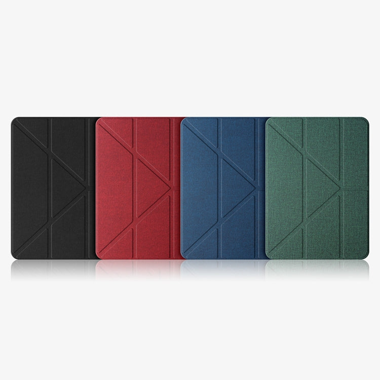 Mutural Transformers Series PC + PU Estuche de cuero con tapa horizontal con soporte y función de reposo / activación, For iPad Pro 11 (2021) / (2020), For iPad Pro 12.9 2022 / 2021 / 2020